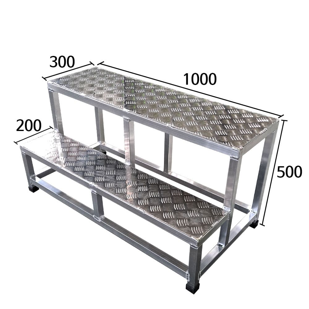 체크 2단 1000  계단 발판