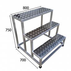 체크 3단 800 계단 발판