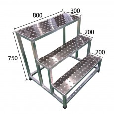타공 3단 800 계단 발판