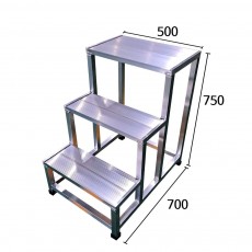 논슬립 3단 500 계단 발판