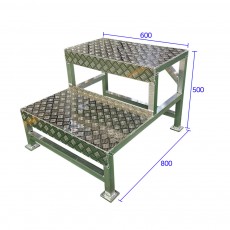 주문형-2단체크무늬계단발판