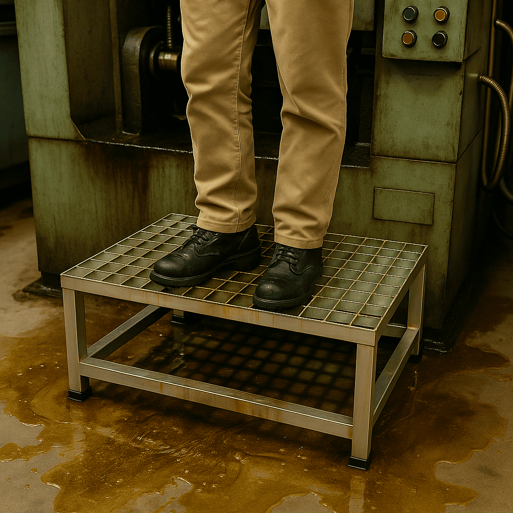 알루미늄 그레이팅 1단 ~ 4단 이동식 계단 발판