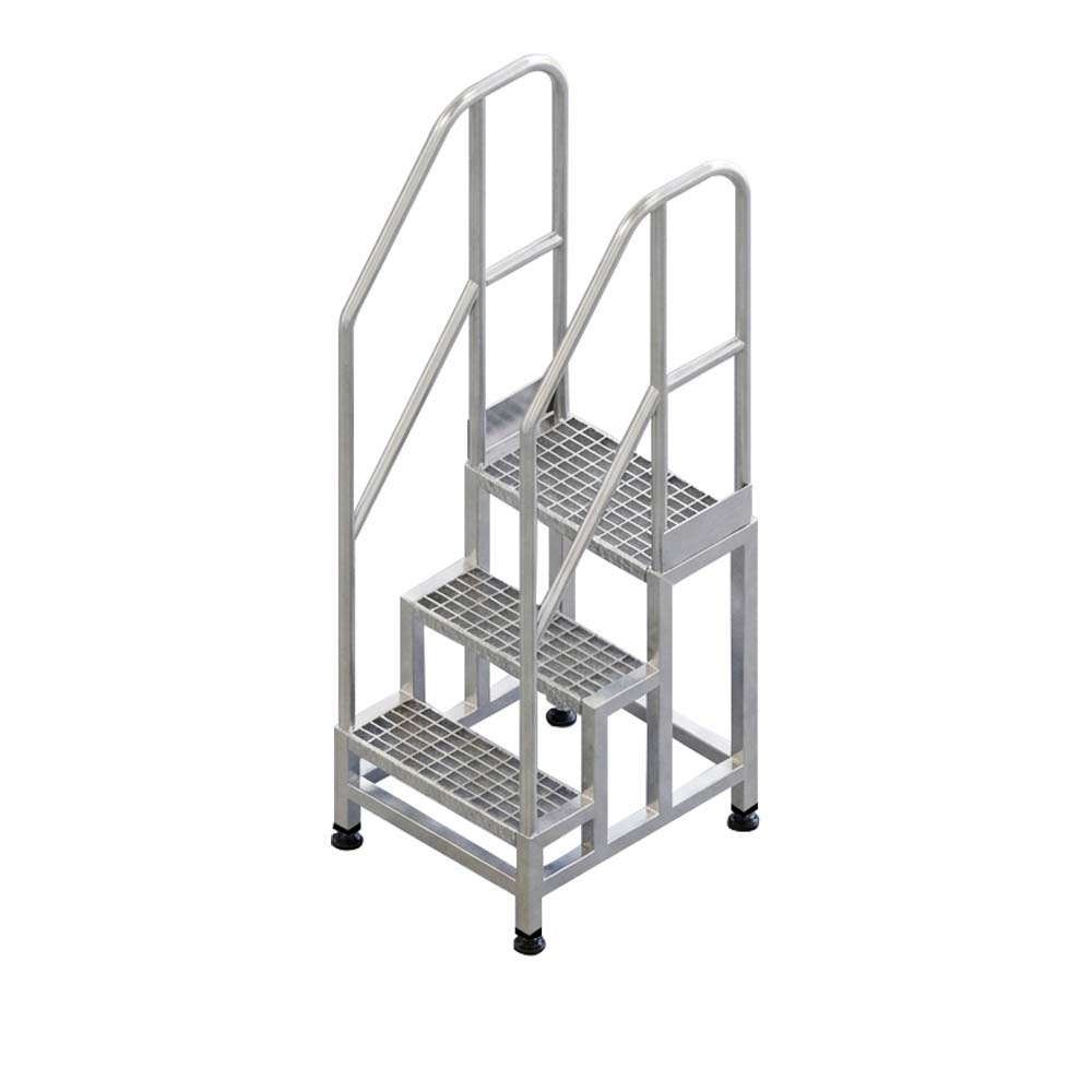 그레이팅 핸드레일 계단