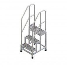 그레이팅 핸드레일 계단